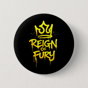 Reign of Fury Vechtkunsten BJJ MMA Boksen Ronde Button 5,7 Cm