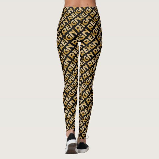 "Reign" patroon Leggings (Achterkant)