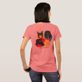 Reigning Cats & Dogs_Frisky Friends_Heart-Paw T-shirt (Achterkant volledig)