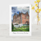 Reijks Museum, Amsterdam, Happy Anniversay Darling Kaart (Gele Bloem)