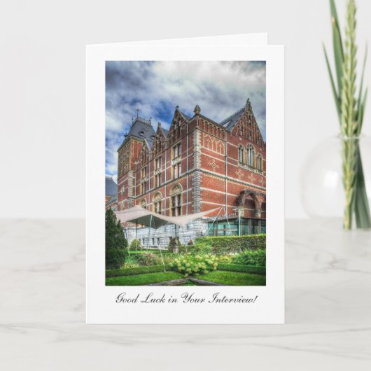 Reijks Museum, Amsterdam - Interview Good Luck Kaart (Voorkant)