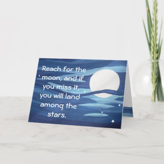 Reik naar de maan! Kaart (Voorkant)