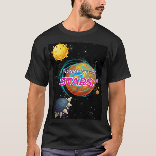 REIK NAAR DE STERREN T-SHIRT (Voorkant)