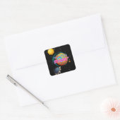 REIK NAAR DE STERREN VIERKANTE STICKER (Envelop)