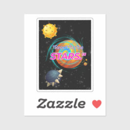 REIK UIT NAAR DE STERREN STICKER