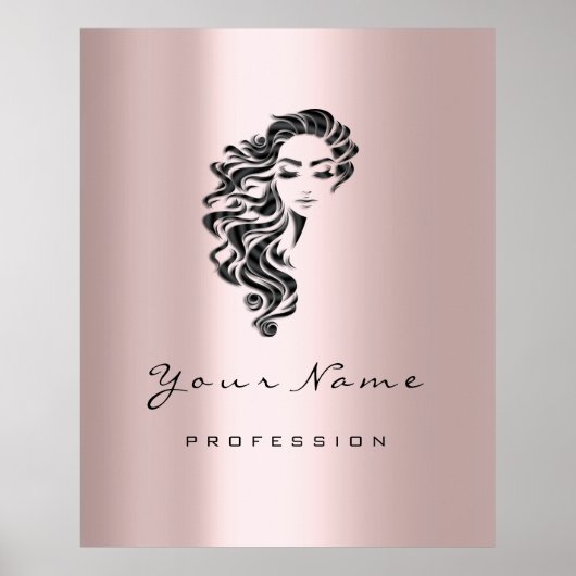 Reika Beauty Studio Hairdresser Makeup Artist Poster (Voorkant)