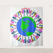 Reikende Tapijt Wandkleed (Voorkant)