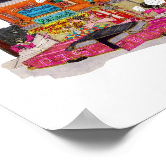 Reikeos Bar — drie dollar per stuk Poster (Hoek)