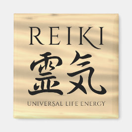 Reiki 霊 Japanse Calligrafische Life Energy 気 Magneet