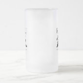 Reiki 霊 Japanse Calligrafische Life Energy 気 Matglas Bierpul (Center)