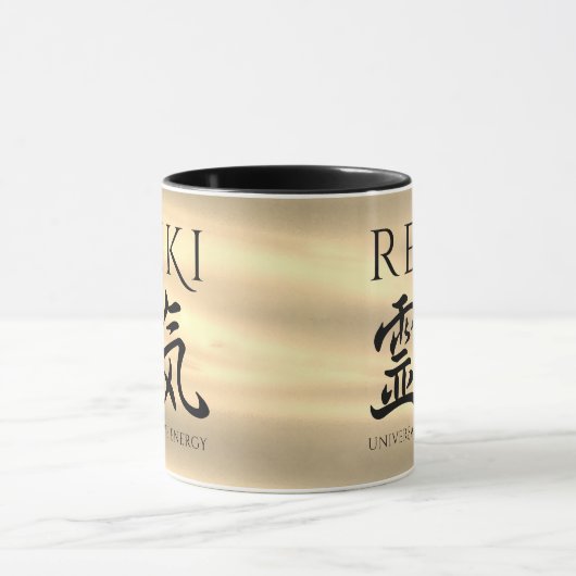 Reiki 霊 Japanse Calligrafische Life Energy 気 Mok (Midden)