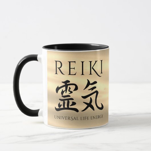 Reiki 霊 Japanse Calligrafische Life Energy 気 Mok (Links)