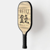 Reiki 霊 Japanse Calligrafische Life Energy 気 Pickleball Paddle (Links)
