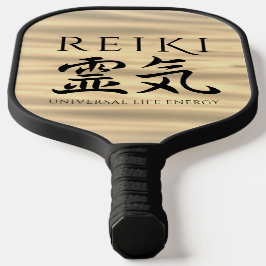 Reiki 霊 Japanse Calligrafische Life Energy 気 Pickleball Paddle