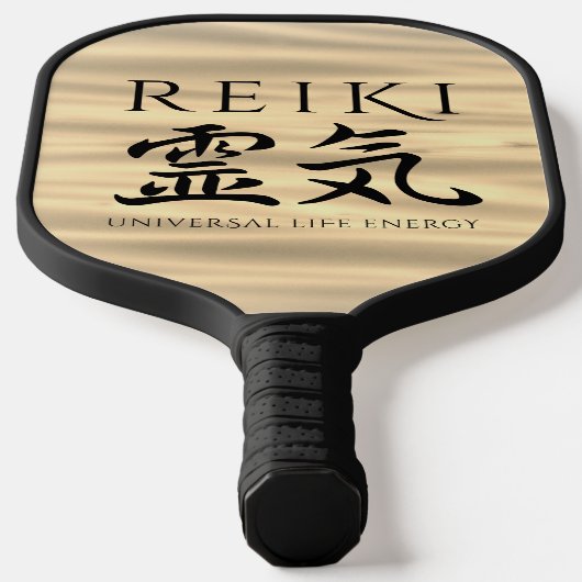 Reiki 霊 Japanse Calligrafische Life Energy 気 Pickleball Paddle (Laagn)