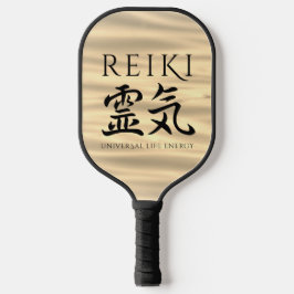 Reiki 霊 Japanse Calligrafische Life Energy 気 Pickleball Paddle