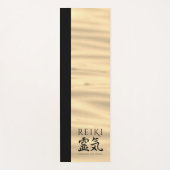 Reiki 霊 Japanse Calligrafische Life Energy 気 Yogamat (Voorkant)