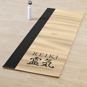 Reiki 霊 Japanse Calligrafische Life Energy 気 Yogamat