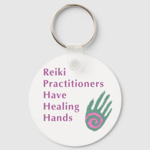 Reiki-artsen hebben helende handen sleutelhanger
