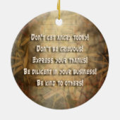 REIKI/Bamboeontwerp Keramisch Ornament (Achterkant)