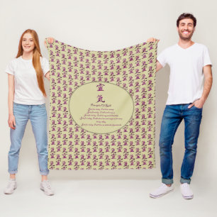 Reiki beginselen en symbolen in het Paarse Fleece Deken