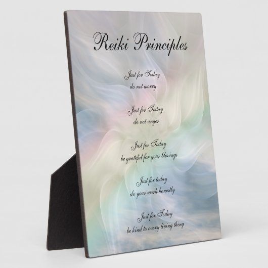 Reiki Beginselen Mandala Flower Fotoplaat (Zijkant)