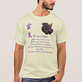 Reiki-beginselen voor vandaag t-shirt