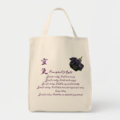 Reiki-beginselen voor vandaag tote bag (Voorkant)