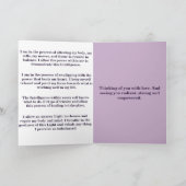 Reiki & Bevestigingen krijgen goed Wenskaart Kaart (Binnen)