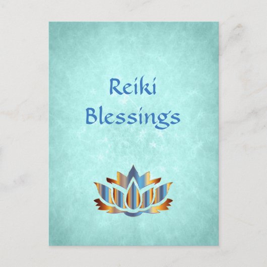 Reiki Blessings Briefkaart (Voorkant)