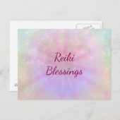 Reiki Blessings Briefkaart (Voorkant / Achterkant)