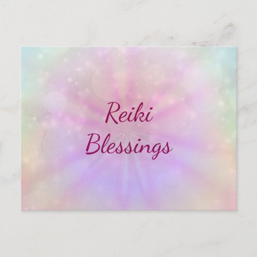 Reiki Blessings Briefkaart (Voorkant)