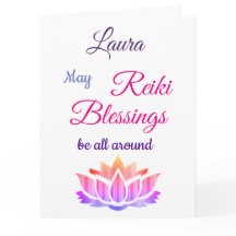 Reiki Blessings krijgen een goede groet
