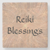 Reiki Blessings Stenen Onderzetter (Voorkant)