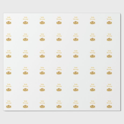 Reiki Blesssings Cadeaupapier (Vlak)