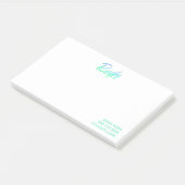 *~* Reiki Blue Green & Turquoise Iridescent Post-it® Notes (Schuin)