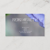 Reiki Blue Hibiscus Visitekaartje (Achterkant)