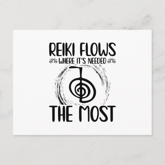 Reiki Briefkaart (Voorkant)