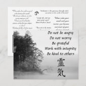 Reiki Briefkaart (Voorkant / Achterkant)