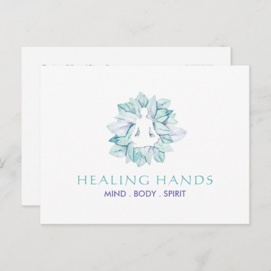 Reiki Briefkaart (Voorkant / Achterkant)