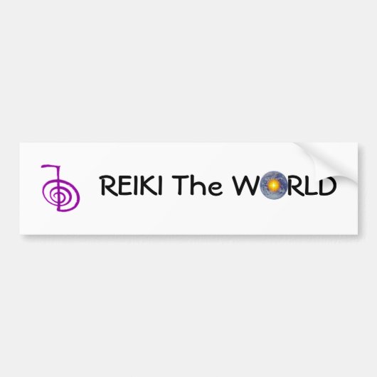 REIKI Bumpersticker (Voorkant)