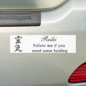 Reiki Bumpersticker (Op auto)