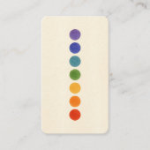 Reiki Chakra Energie Healer Sociale Media QR Visitekaartje (Voorkant)