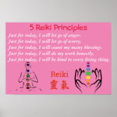 Reiki/Chakra Poster (Voorkant)