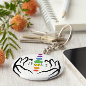 Reiki/Chakra Sleutelhanger (Zijkant)