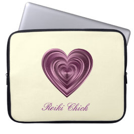 Reiki Chick Laptop Sleeve