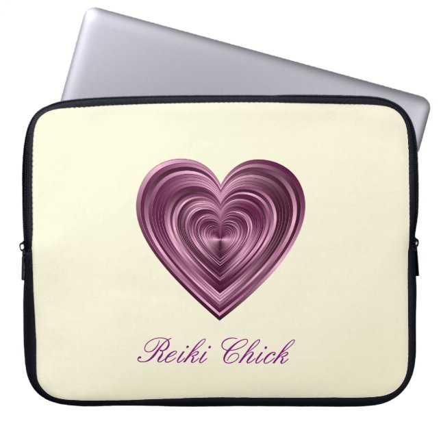 Reiki Chick Laptop Sleeve (Voorkant)