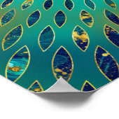 Reiki Cho Ku Rei - edelsteen en goud Poster (Hoek)