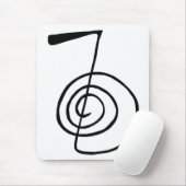 Reiki: Cho Ku Rei: Het Briefkaart van het machtssy Muismat (Met muis)