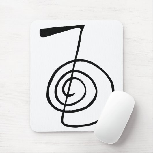 Reiki: Cho Ku Rei: Het Briefkaart van het machtssy Muismat (Met muis)